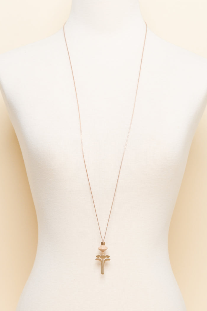 Hatia Gold Flower Pendant Necklace