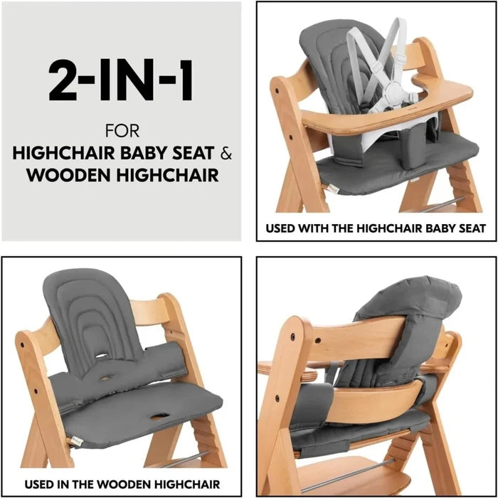 Hauck Highchair Baby Seat Pad - Dark Grey Dark Grey - ebebek