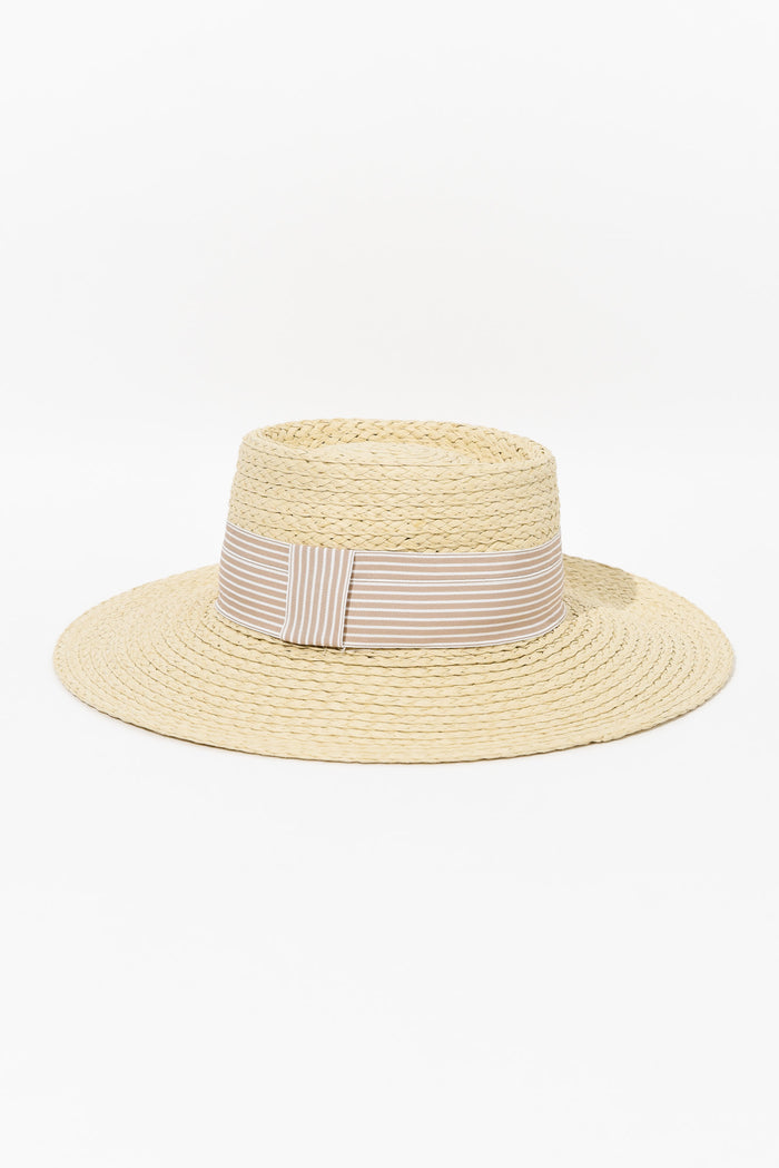 Hayman Natural Raffia Capeline
