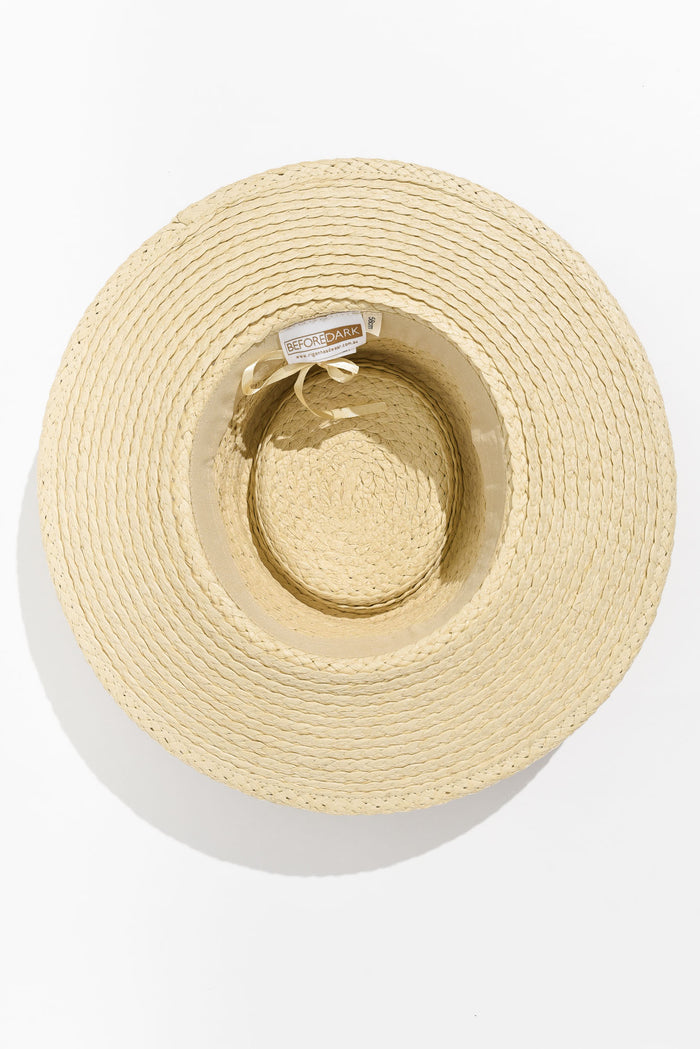 Hayman Natural Raffia Capeline