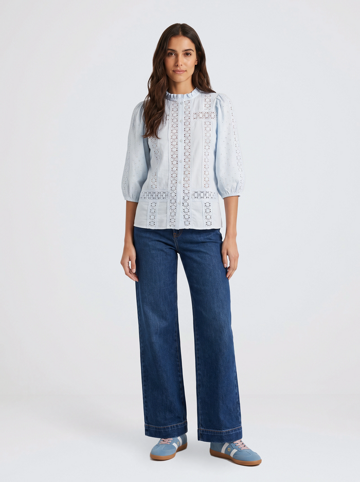 Isabella Shirt - Powder Blue