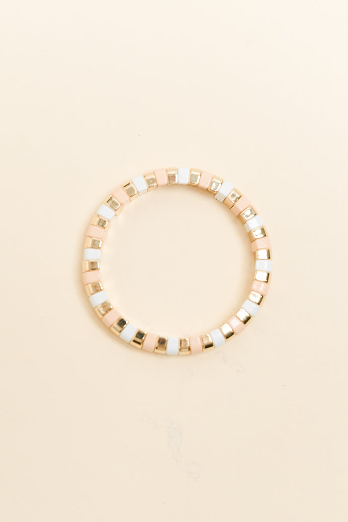 Isabelli Gold Beaded Bracelet