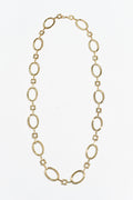Isla Gold Oval Link Necklace