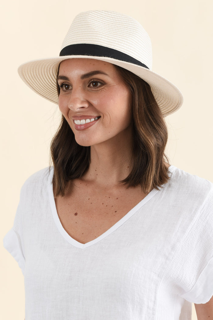 Ivory Travel Fedora