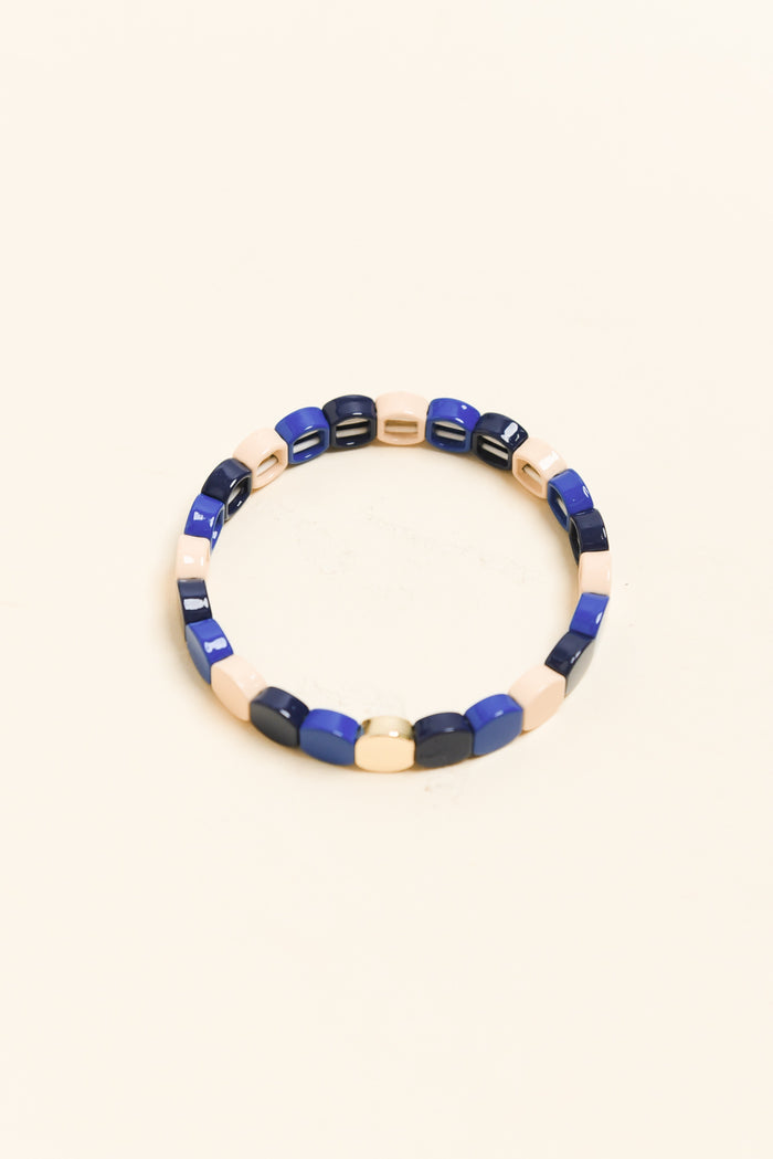 Ivy Blue Beaded Bracelet
