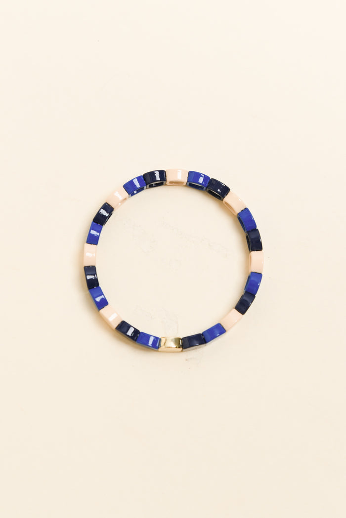 Ivy Blue Beaded Bracelet