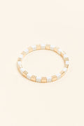 Java White Beaded Bracelet