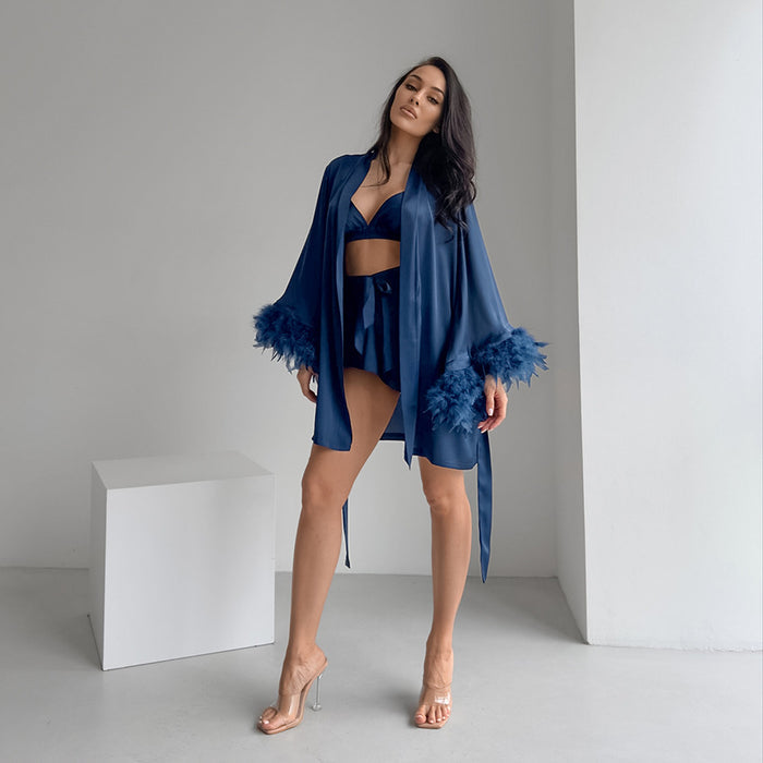Katie Night Suit Set - Blue