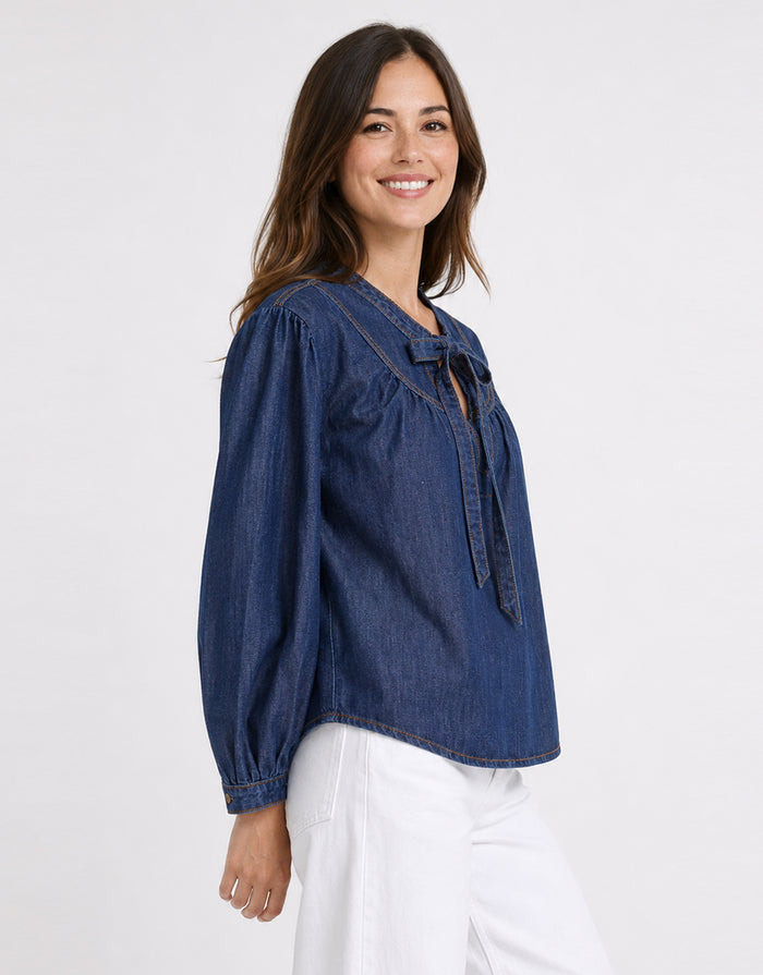Kelly Shirt  - Palisade Blue