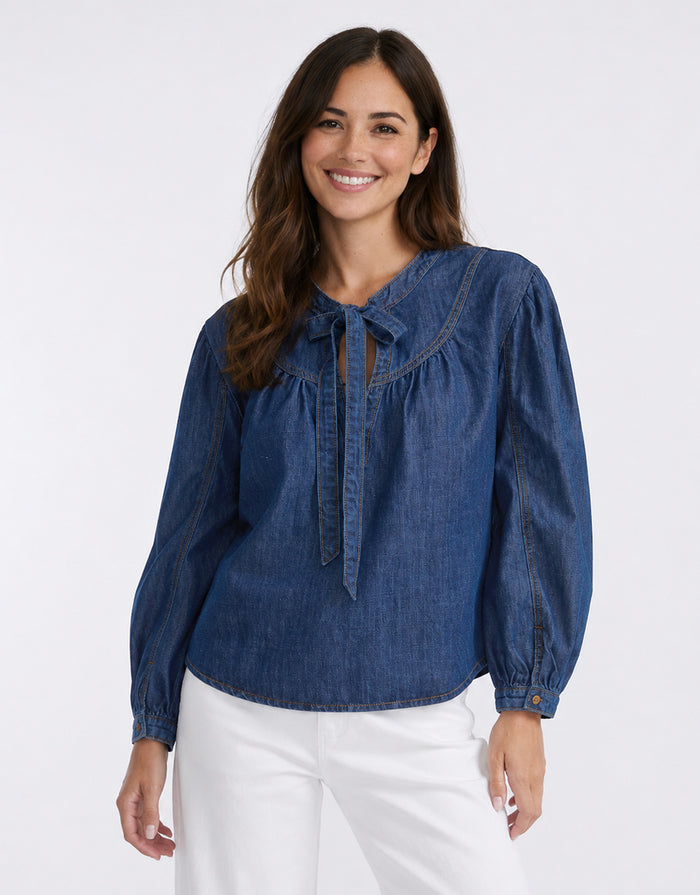 Kelly Shirt  - Palisade Blue