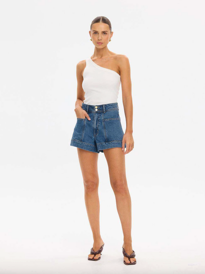 Kiavri Rita Denim Short - Drift Blue
