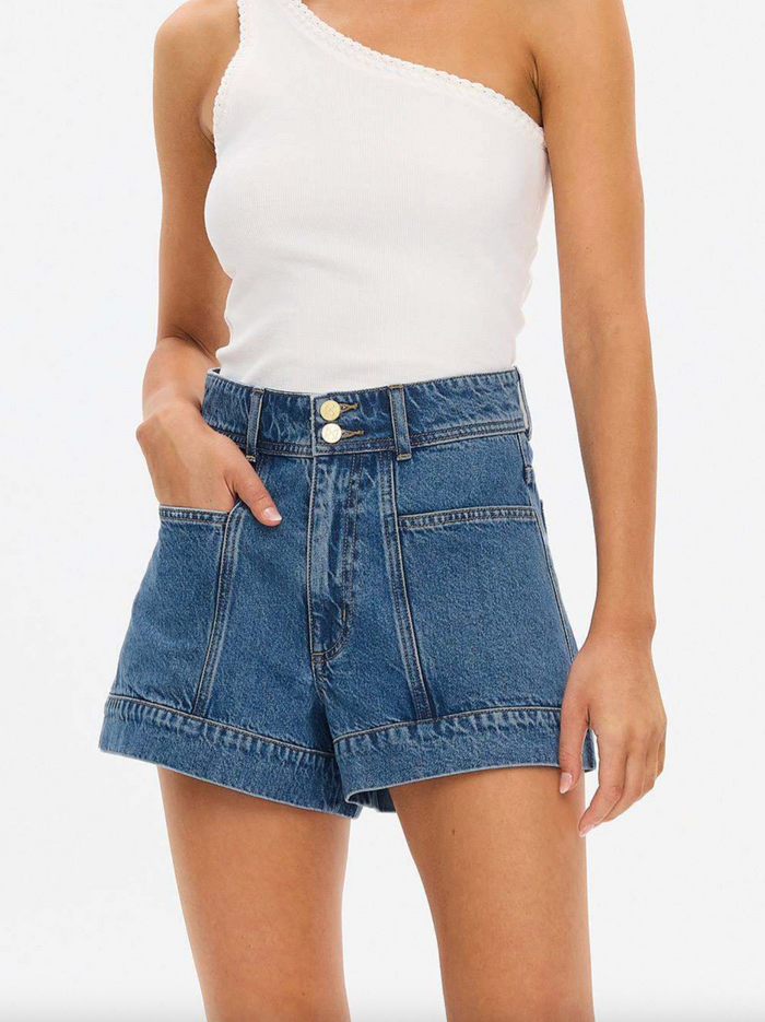 Kiavri Rita Denim Short - Drift Blue
