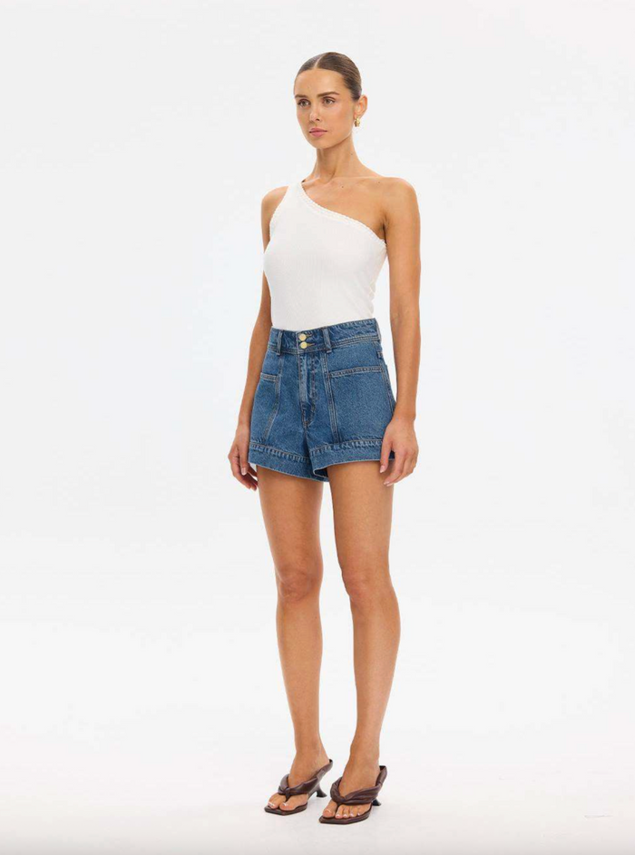 Kiavri Rita Denim Short - Drift Blue