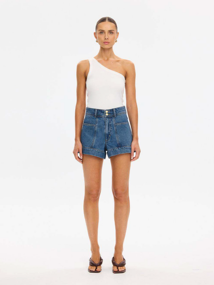 Kiavri Rita Denim Short - Drift Blue