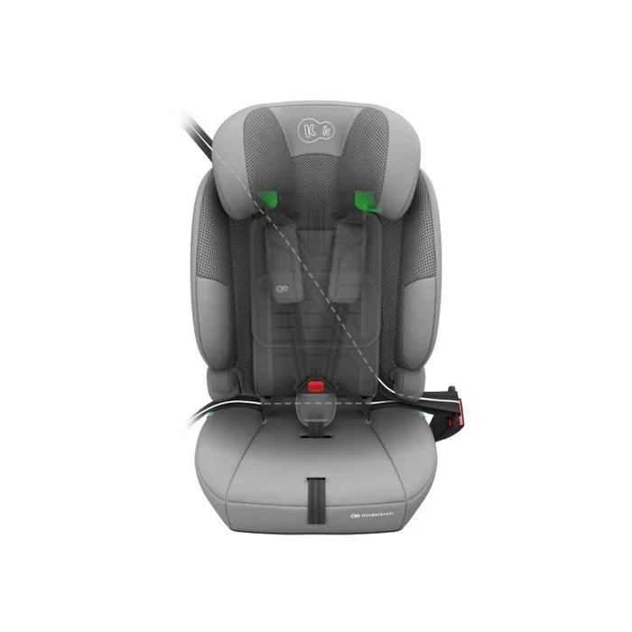 Kinderkraft Comfort Up 2 Plus Group 1/2/3 i-Size Car Seat - Grey Grey - ebebek