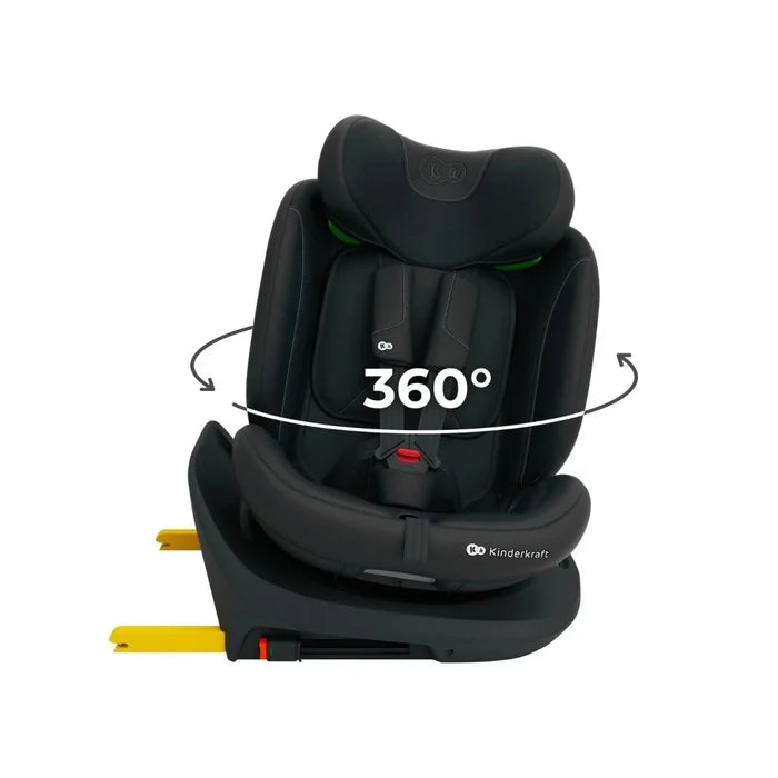 Kinderkraft I-Grow 2 Plus Group 0+/1/2/3 i-Size Car Seat - Black Black - ebebek