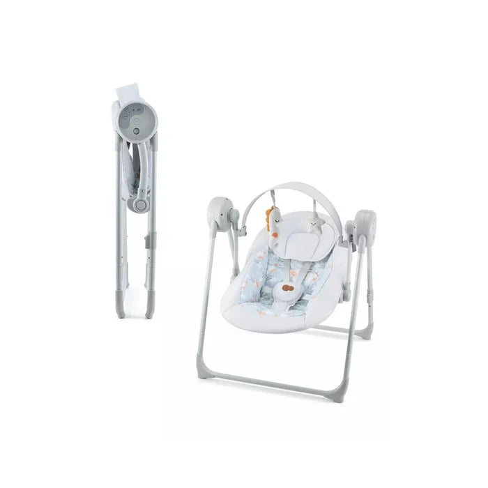 Kinderkraft Tulsy 2 in 1 Electric Rocker/Bouncer - Grey Grey - ebebek