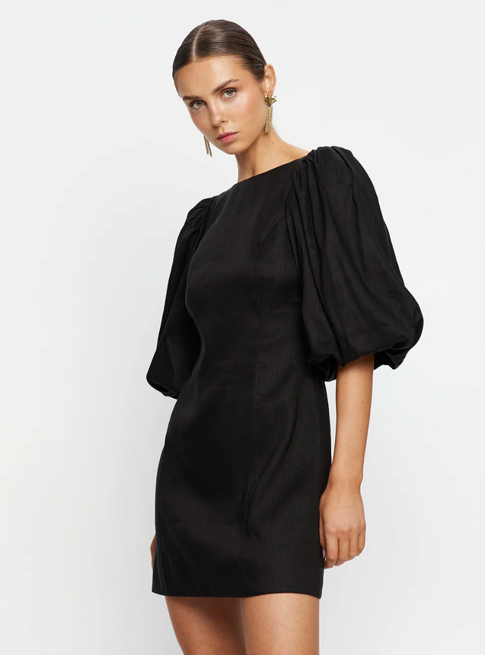 Kivari Cleo Bubble Sleeve Mini - Black