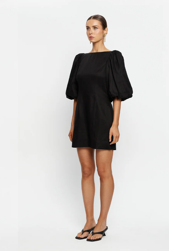 Kivari Cleo Bubble Sleeve Mini - Black