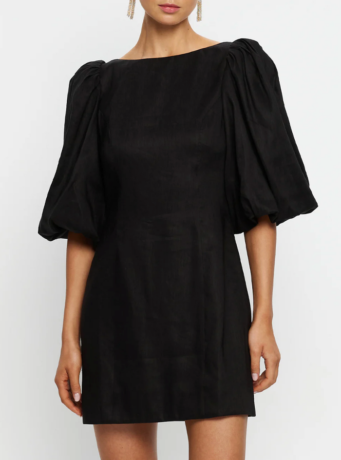 Kivari Cleo Bubble Sleeve Mini - Black