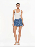 Kivari Laguna Printed Denim Short - Elina