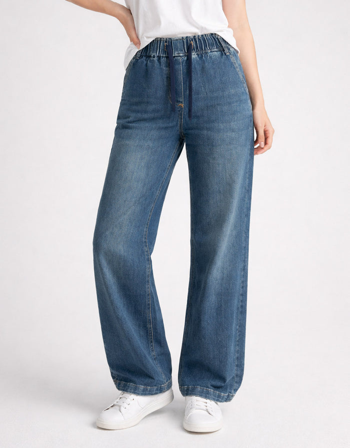 Lara Jogger Jean - Denim