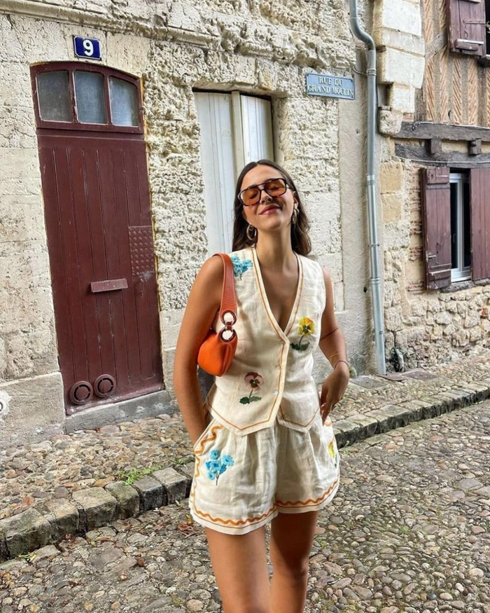 Lavanya Co-ord - Apricot