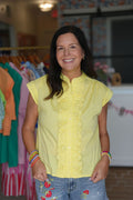 Lemon Sleeveless Top