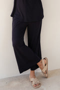 Lena Navy Micro Modal Resort Pants,Lifestyle