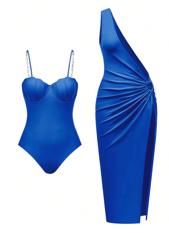 Lilac Glow Swimsuit Set - Blue