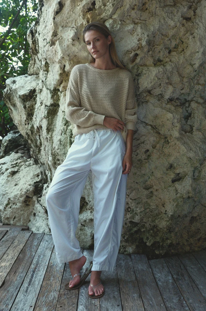 Lilya Coconut Pant - Coconut Ivory