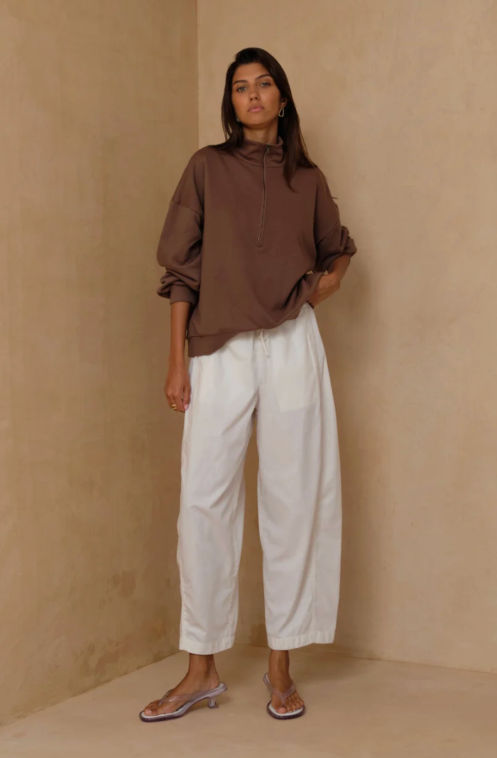 Lilya Coconut Pant - Coconut Ivory
