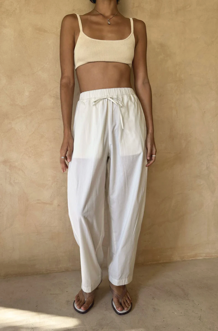 Lilya Coconut Pant - Coconut Ivory