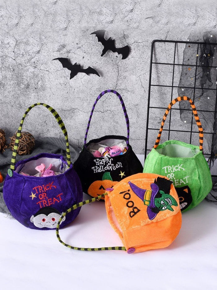 Little Trickster Halloween Candy Bag Mia Belle Girls