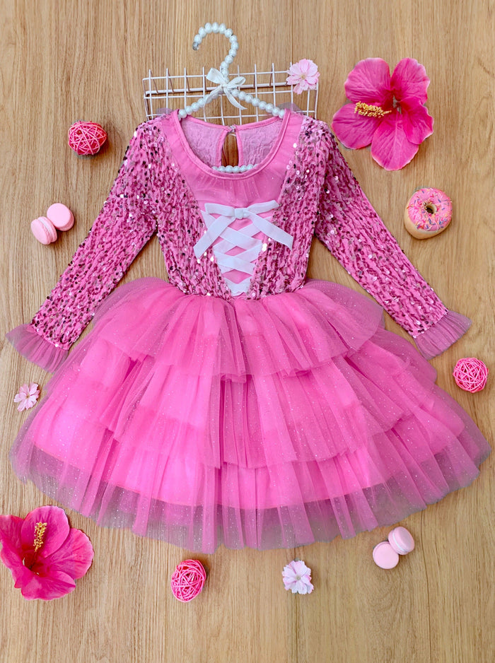 L.O.L. SURPRISE! x Mia Belle Girls Center Stage Ballerina Dress
