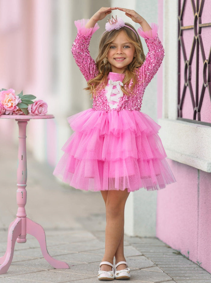 L.O.L. SURPRISE! x Mia Belle Girls Center Stage Ballerina Dress