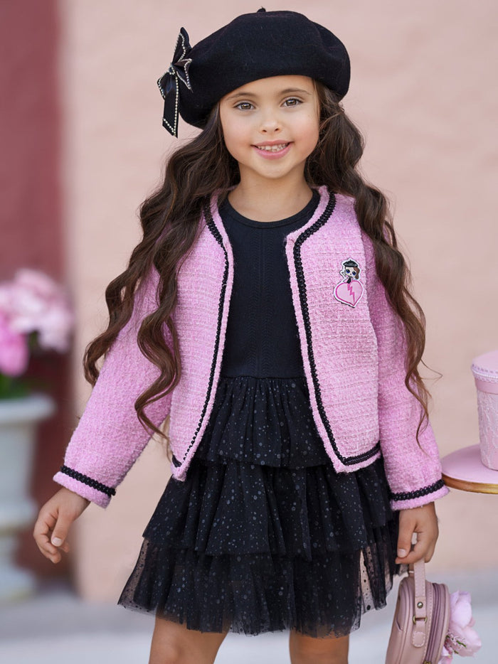 L.O.L. SURPRISE! Posh Tweed Blazer and Sequin Dress Set Mia Belle Girls