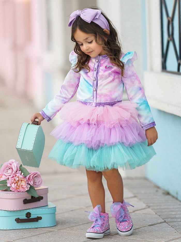 L.O.L. SURPRISE! x Mia Belle Girls Unicorn Tutu Skirt Set