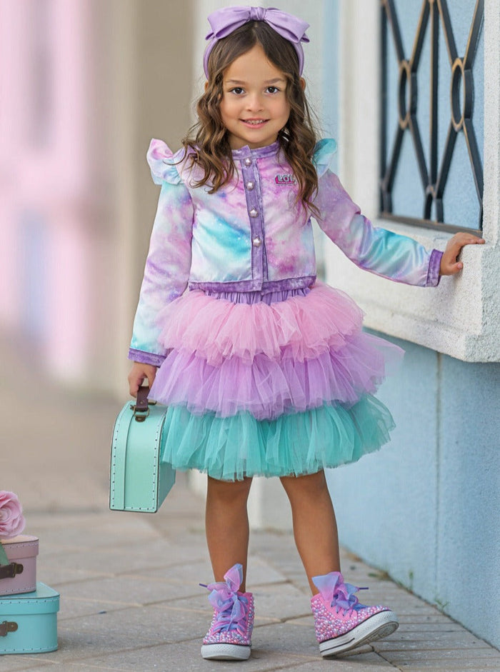 L.O.L. SURPRISE! x Mia Belle Girls Unicorn Tutu Skirt Set