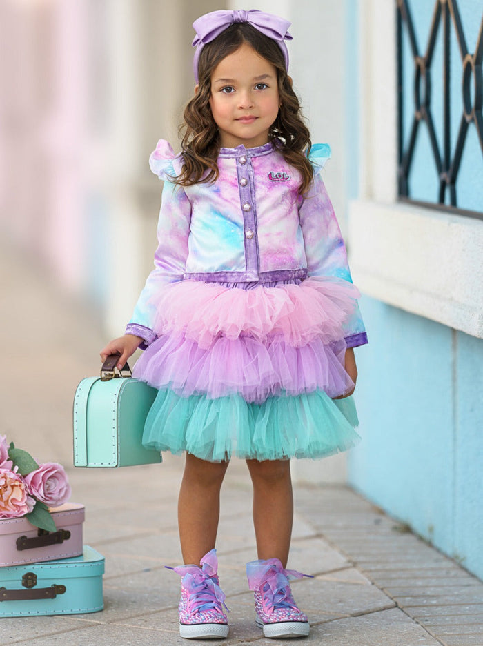 L.O.L. SURPRISE! x Mia Belle Girls Unicorn Tutu Skirt Set
