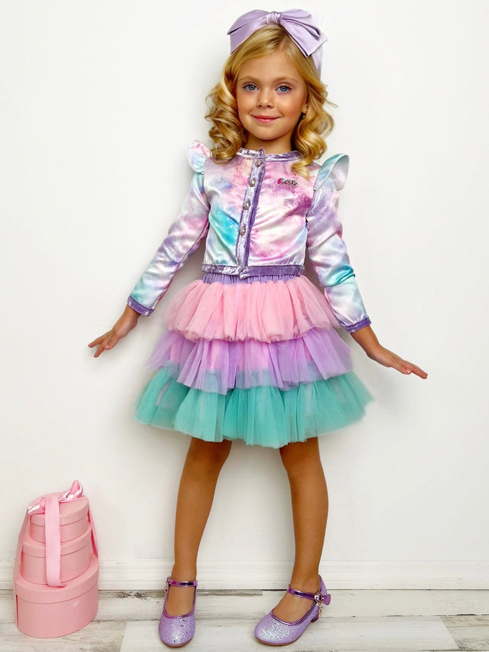 L.O.L. SURPRISE! x Mia Belle Girls Unicorn Tutu Skirt Set