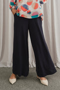 Lola Navy Micro Modal Wide Leg Pants,Lifestyle