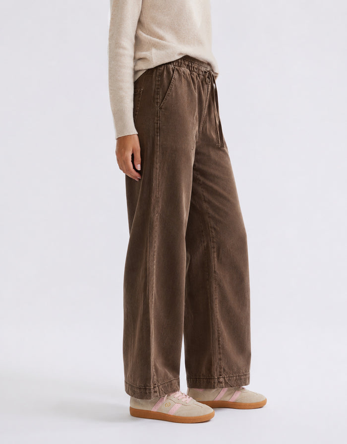 Lucia Tencel Denim Jean - Chocolate