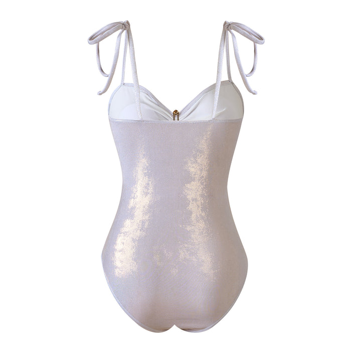 Lunar Glow Swimsuit Set - Silver
