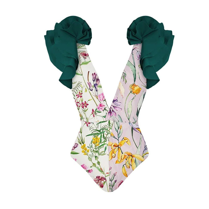 Lysia Swimsuit Set - Green