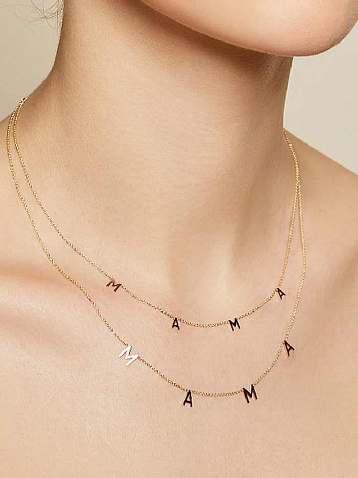 "MAMA" Charm Necklace