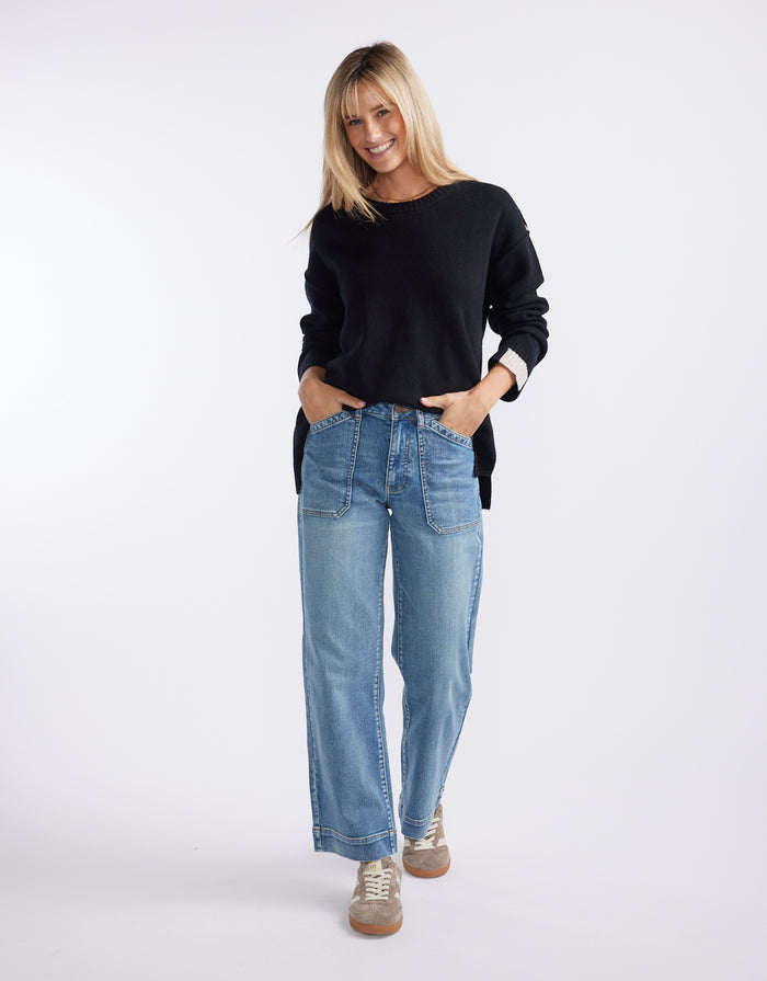 Marais Wool Cashmere Knit - Black