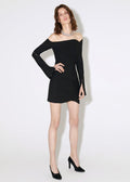 Margot Mini Dress (Black)