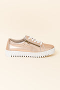 Medusa Rose Gold Platform Sneaker