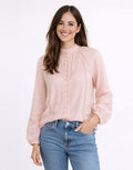 gds-meissin-linen-blouse-pink-womens-clothing